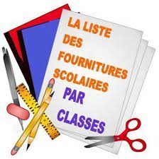 LISTES DES FOURNITURES SCOLAIRES 2019/2020