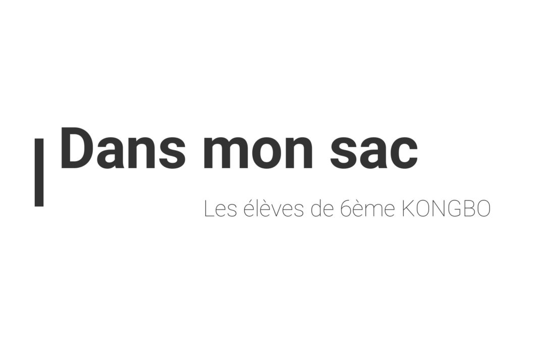 Les élèves de la 6ème KONGBO slament pour exprimer leurs émotions!