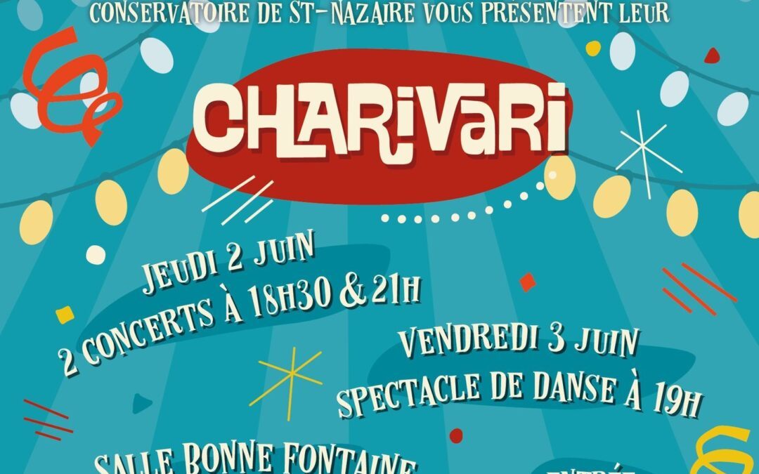 Concert CHARIVARI ( CHAM/CHAD) les 2 et 3 JUIN